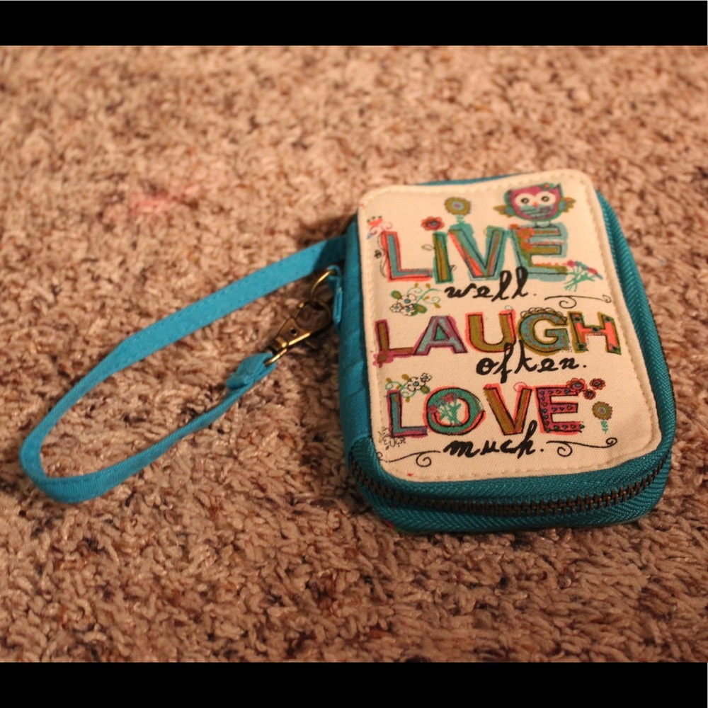 Live Laugh Love Wristlet